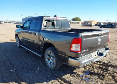 2022 Ram 1500 Big Horn 4X4 5'7 Box из США, поврежденный, VIN 1C6SRFFT0NN406848